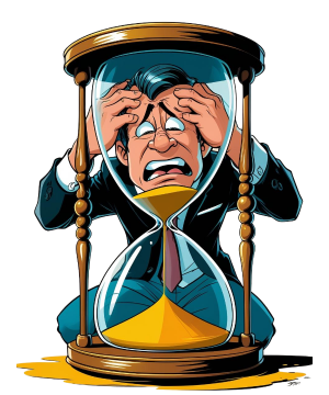 Time is running out for a 401(k) audit Man working on phone